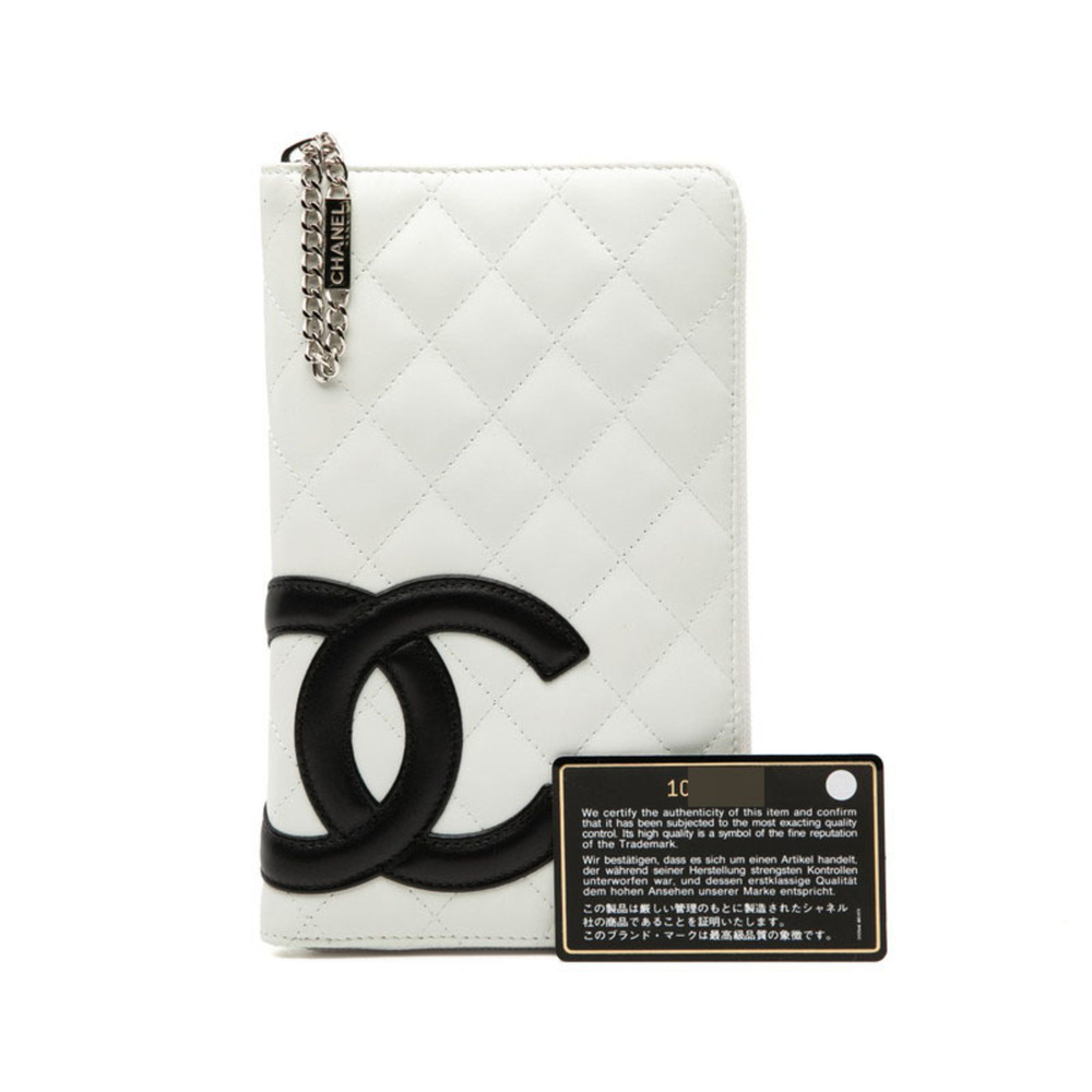 CHANEL Authentic Black Leather Wallet - Picture 9 of 9